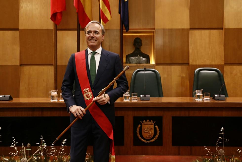Nueva corporación municipal de Zaragoza.