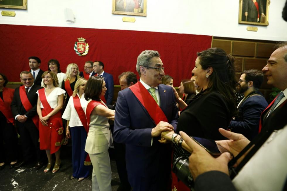 Nueva corporación municipal de Zaragoza.