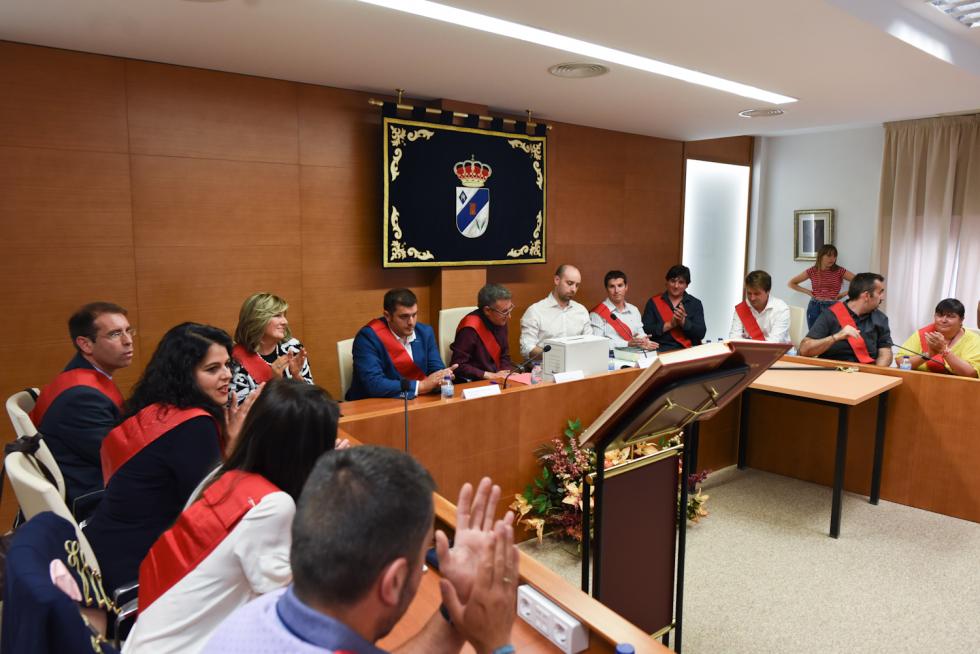 Pleno de constitución del Ayuntamiento de María de Huerva.