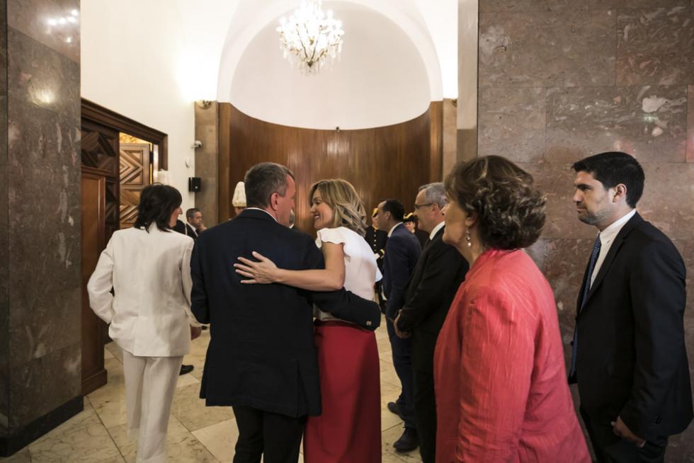 Imágenes del pleno de investidura en Zaragoza 2019