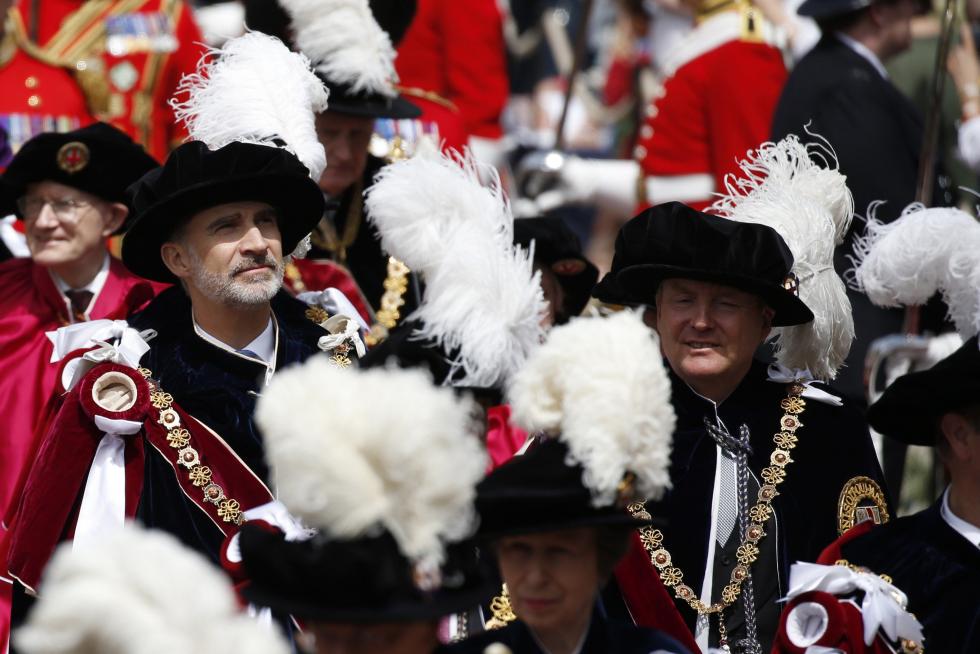 Felipe VI ya es caballero de la Orden de la Jarretera