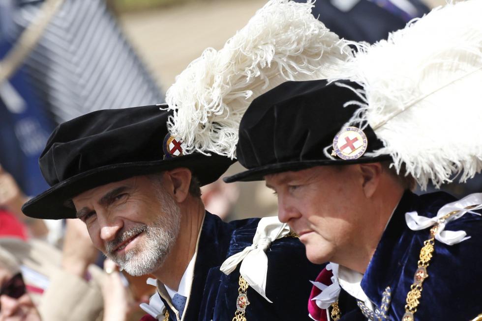 Felipe VI ya es caballero de la Orden de la Jarretera