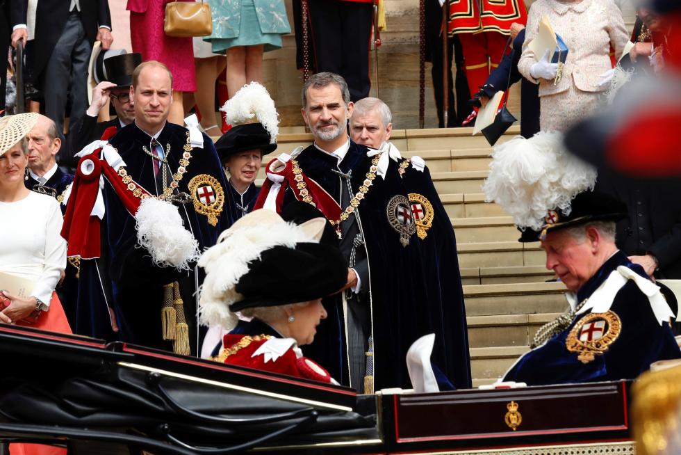 Felipe VI ya es caballero de la Orden de la Jarretera.
