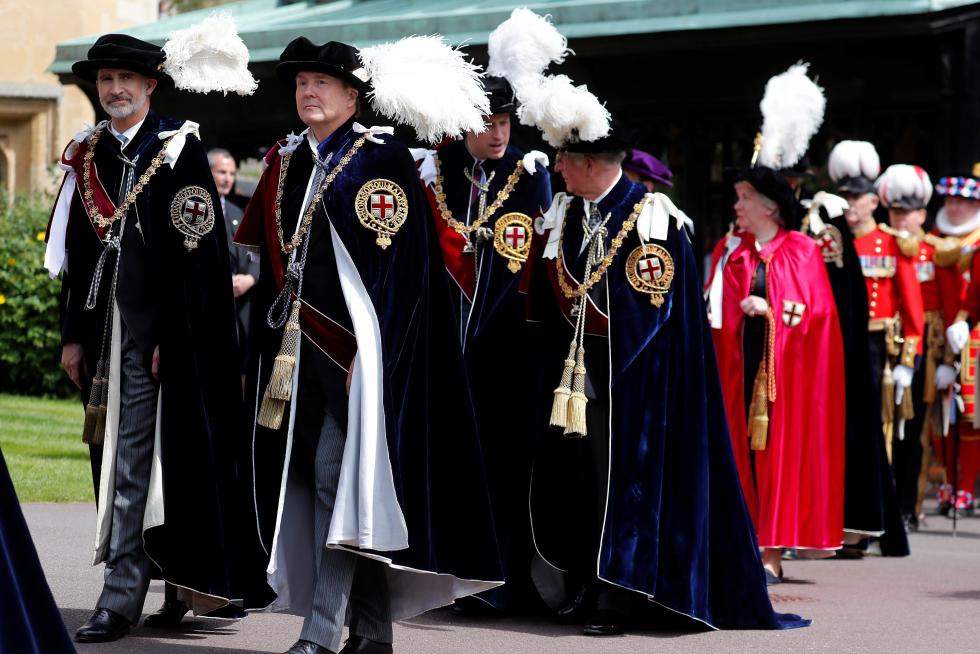 Felipe VI ya es caballero de la Orden de la Jarretera.