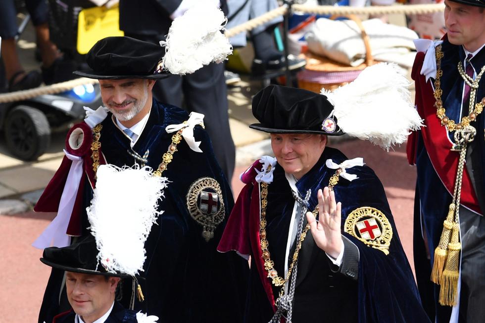 Felipe VI ya es caballero de la Orden de la Jarretera.