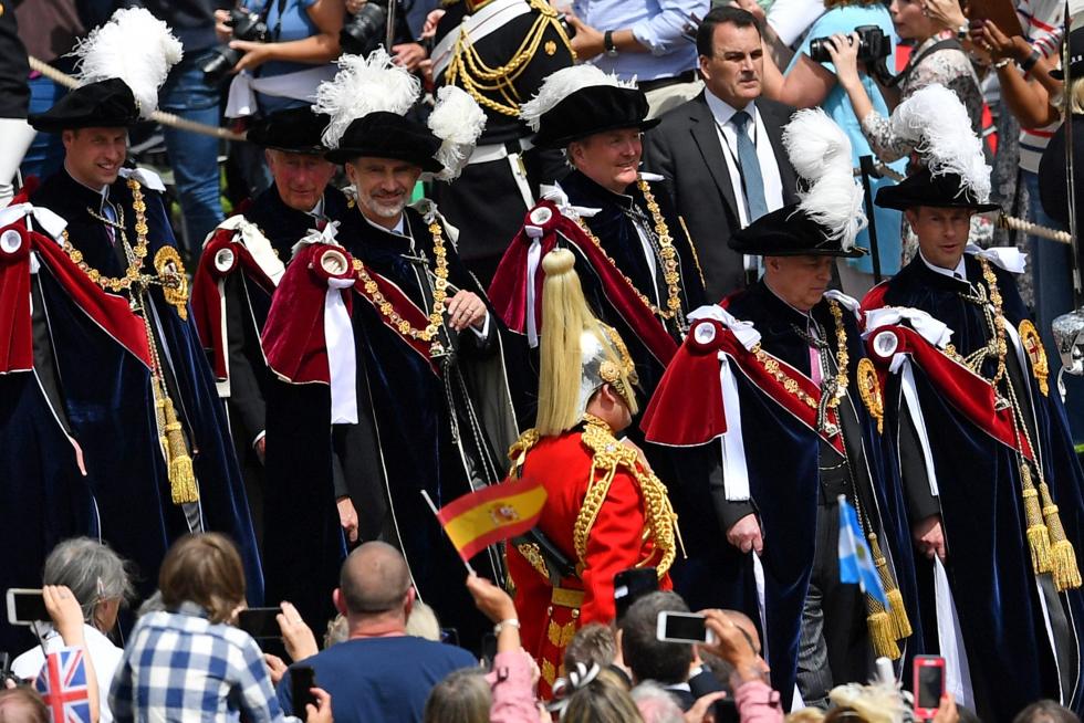 Felipe VI ya es caballero de la Orden de la Jarretera.