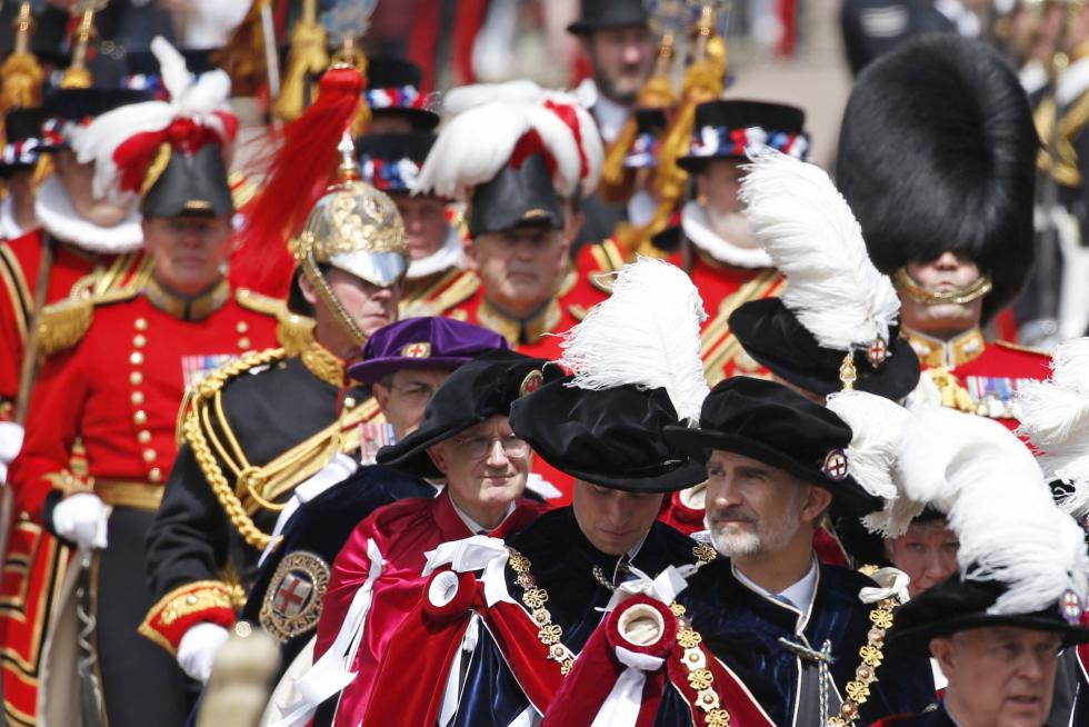 Felipe VI ya es caballero de la Orden de la Jarretera