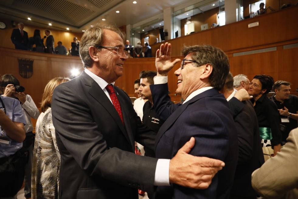 Imágenes de la sesión constitutiva del parlamento autonómico, la primera de la X legislatura