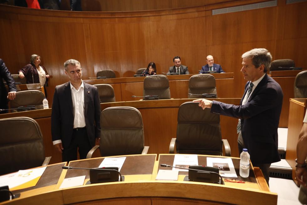 Imágenes de la sesión constitutiva del parlamento autonómico, la primera de la X legislatura