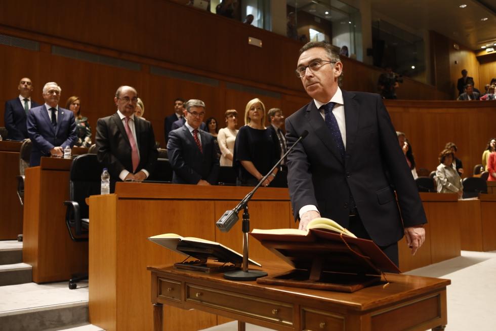 Imágenes de la sesión constitutiva del parlamento autonómico, la primera de la X legislatura