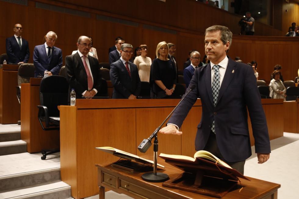 Imágenes de la sesión constitutiva del parlamento autonómico, la primera de la X legislatura