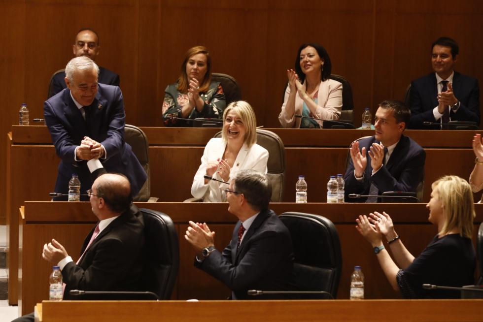 Imágenes de la sesión constitutiva del parlamento autonómico, la primera de la X legislatura