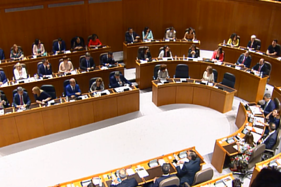 Sesión constitutiva de las Cortes de Aragón en la X legislatura