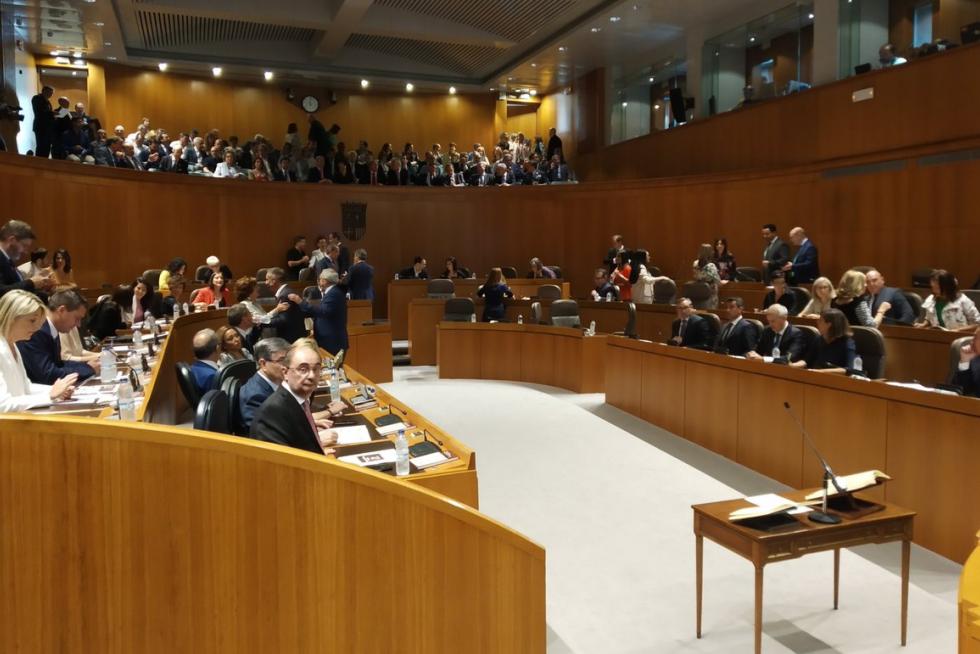 Constitución de las Cortes Aragón en la X legislatura