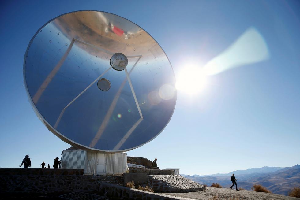AME2822. MERLO (ARGENTINA), 02/07/2019.-El sol cubierto por la luna durante el eclipse solar total, este martes en la ciudad de Merlo, San Luis (Argentina). EFE/Nicolas Aguilera Eclipse solar total 2019