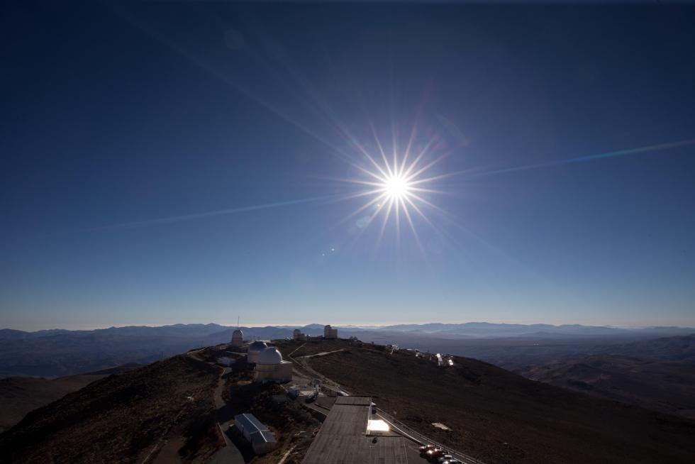 AME2822. MERLO (ARGENTINA), 02/07/2019.-El sol cubierto por la luna durante el eclipse solar total, este martes en la ciudad de Merlo, San Luis (Argentina). EFE/Nicolas Aguilera Eclipse solar total 2019
