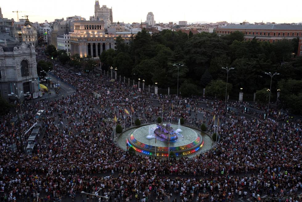 Manifestación del Orgullo 2019 en Madrid