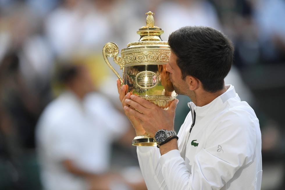 Final de Wimbledon entre Federer y Djokovic