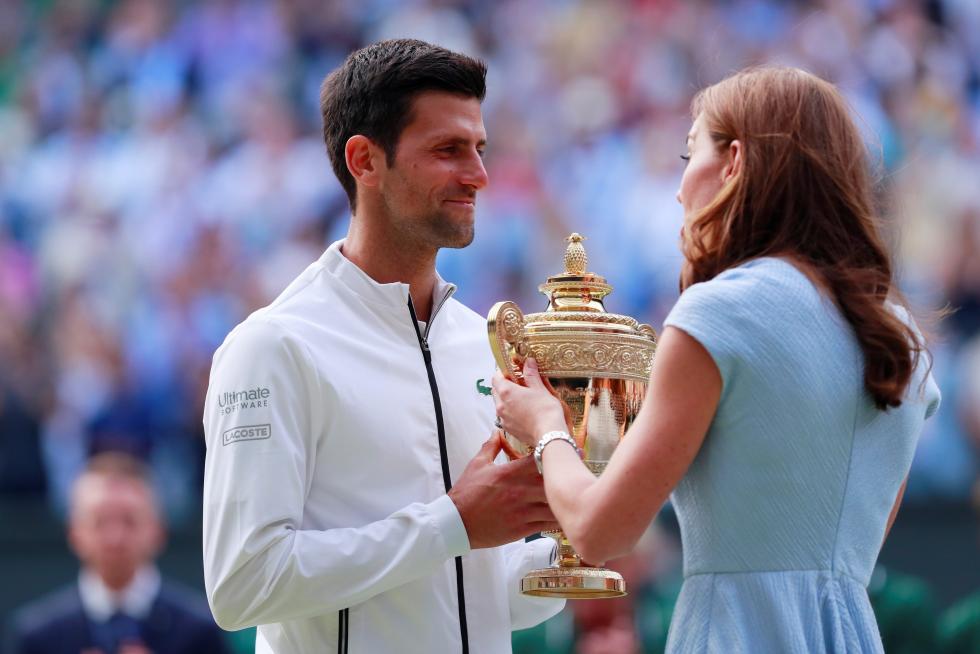 Final de Wimbledon entre Federer y Djokovic