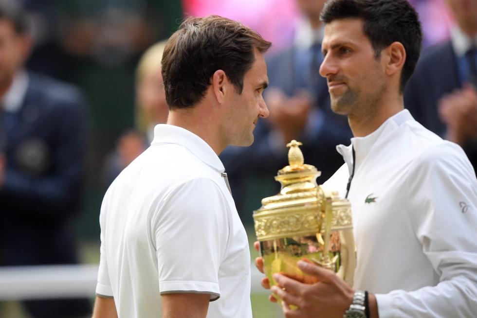 Final de Wimbledon entre Federer y Djokovic
