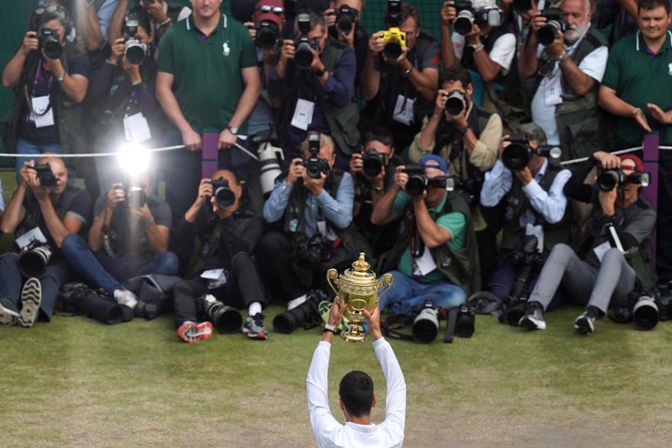 Final de Wimbledon entre Federer y Djokovic