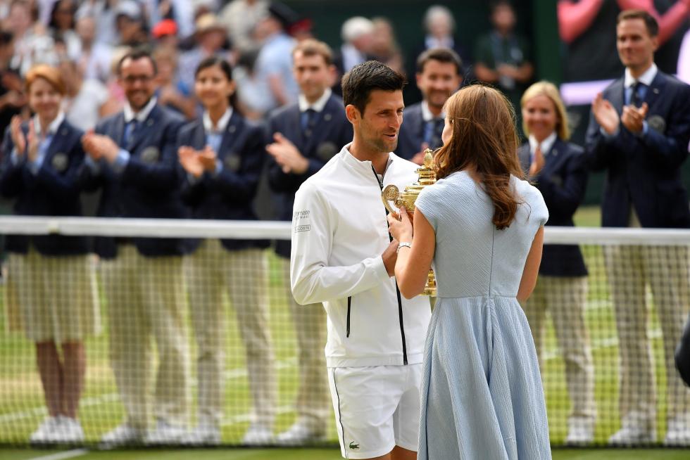 Final de Wimbledon entre Federer y Djokovic