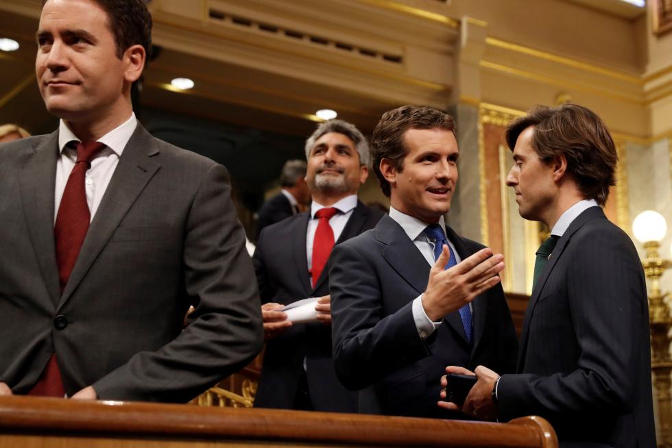 Debate de investidura del que podría salir el primer Gobierno de coalición de la democracia.