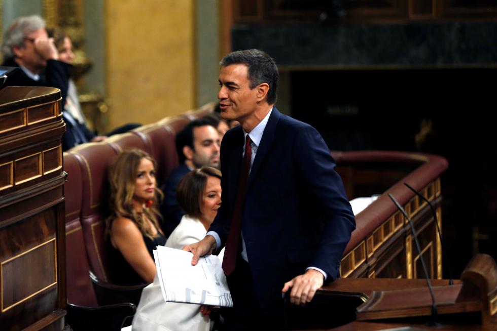 Debate de investidura del que podría salir el primer Gobierno de coalición de la democracia.