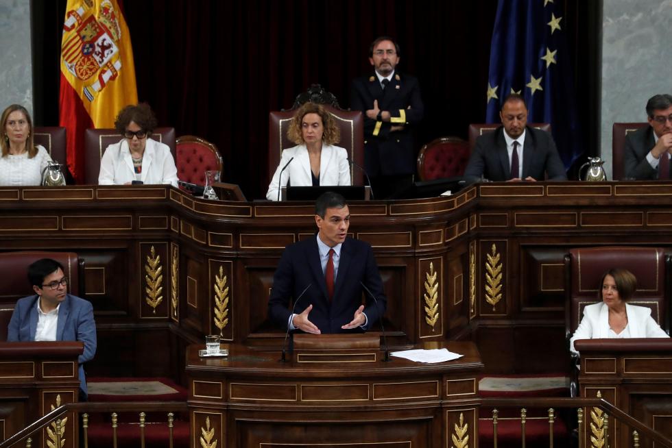 Debate de investidura del que podría salir el primer Gobierno de coalición de la democracia.