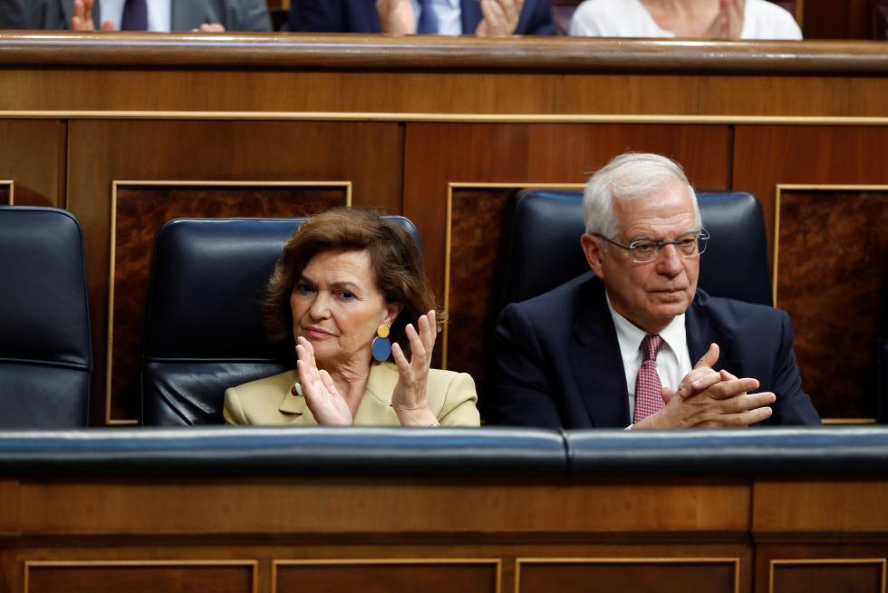 Debate de investidura del que podría salir el primer Gobierno de coalición de la democracia.