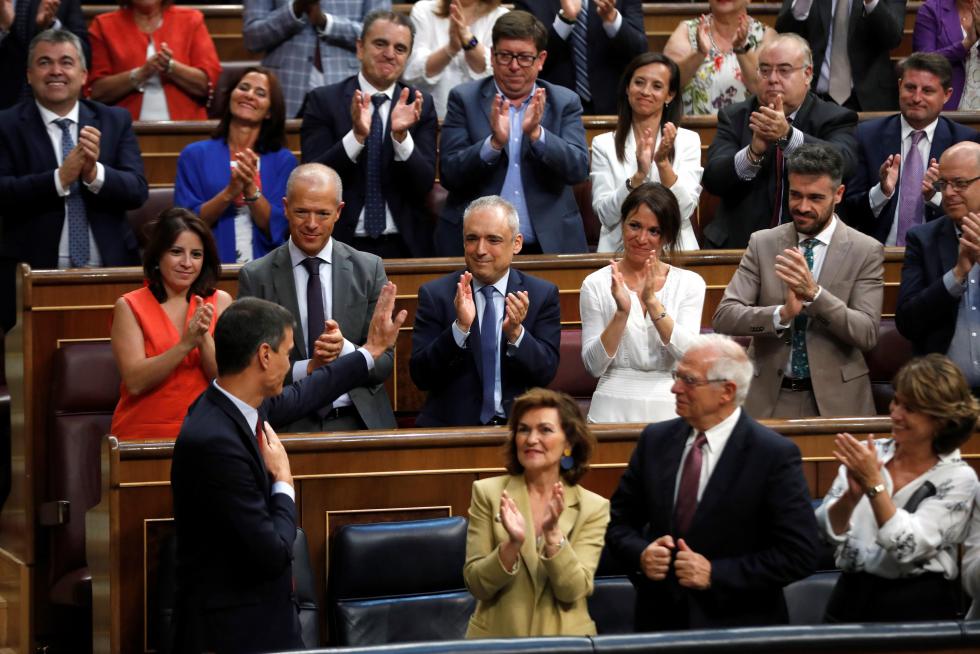 Debate de investidura del que podría salir el primer Gobierno de coalición de la democracia.
