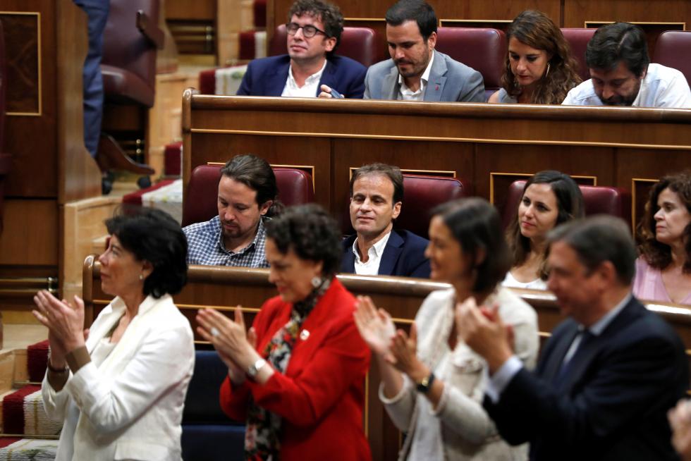 Debate de investidura del que podría salir el primer Gobierno de coalición de la democracia.