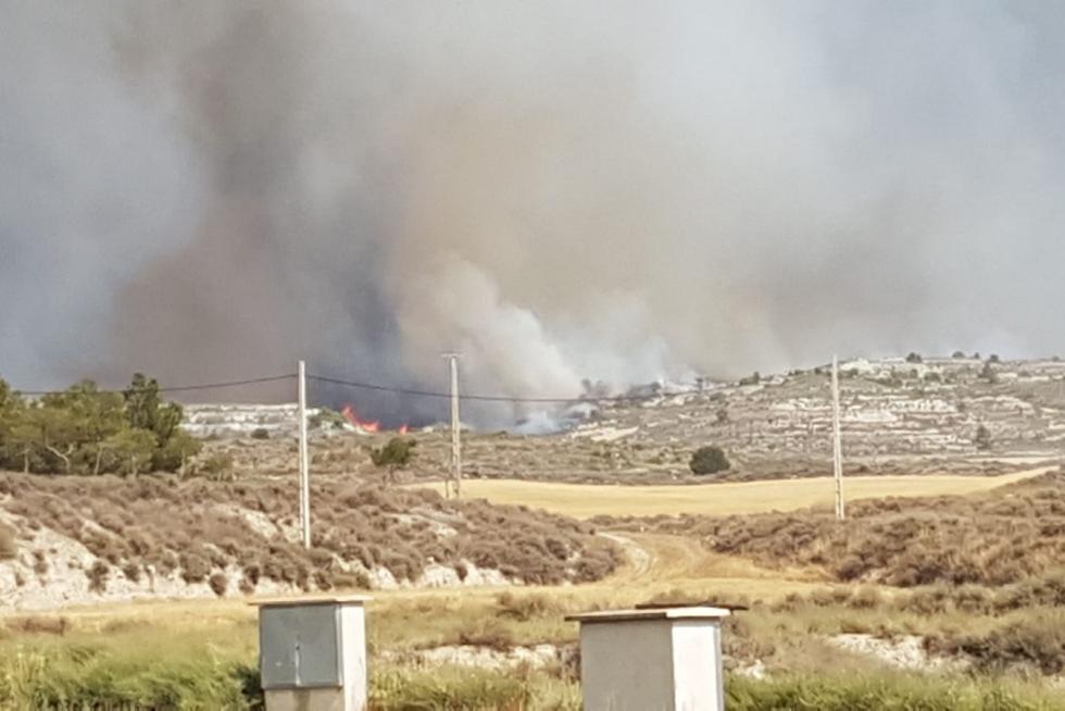 Incendio en la Sierra de Alcubierre