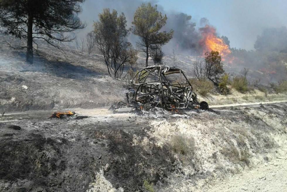 Incendio Sierra de Alcubierre.