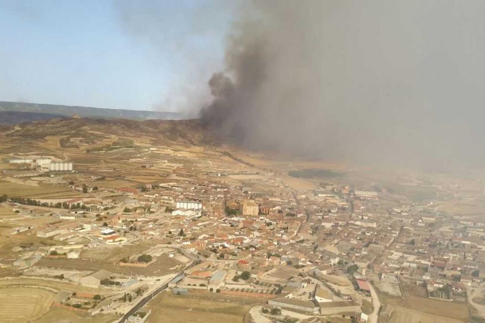 Incendio Sierra de Alcubierre.