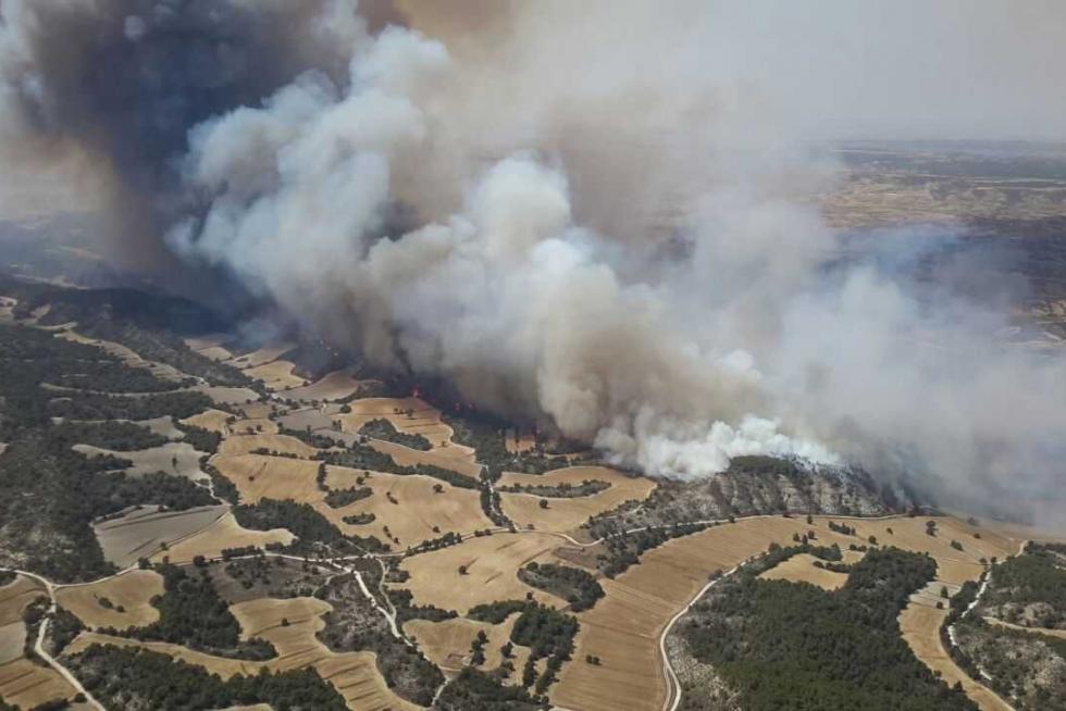 Incendio Sierra de Alcubierre.