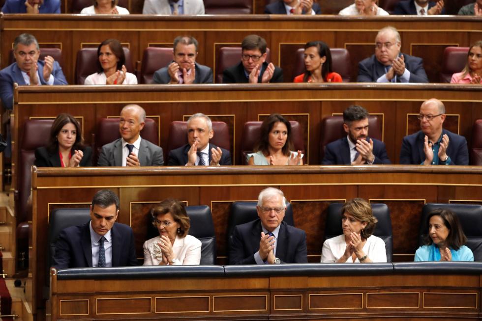 Comienza la segunda jornada de la investidura de Pedro Sánchez, que concluirá con la primera votación en la que el candidato necesitaría mayoría absoluta.
