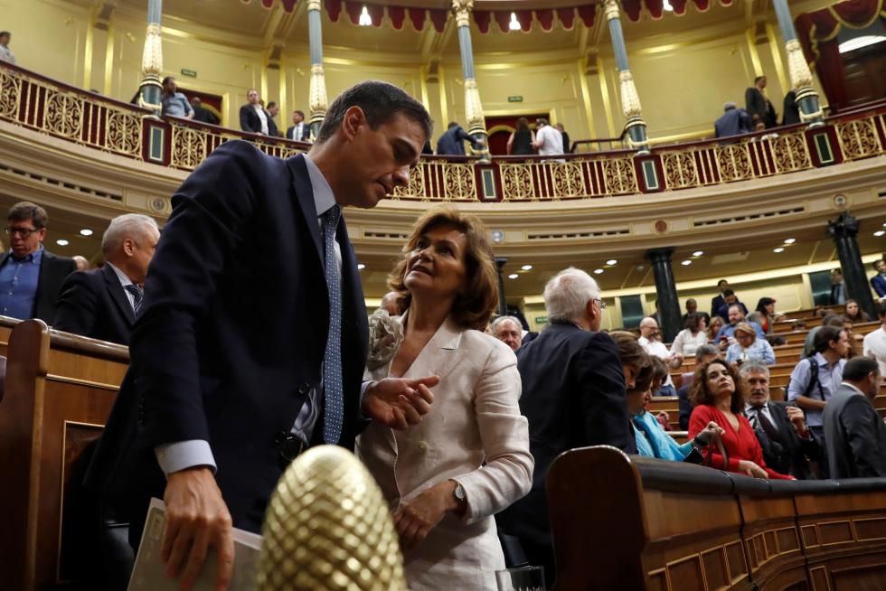 Comienza la segunda jornada de la investidura de Pedro Sánchez, que concluirá con la primera votación en la que el candidato necesitaría mayoría absoluta.