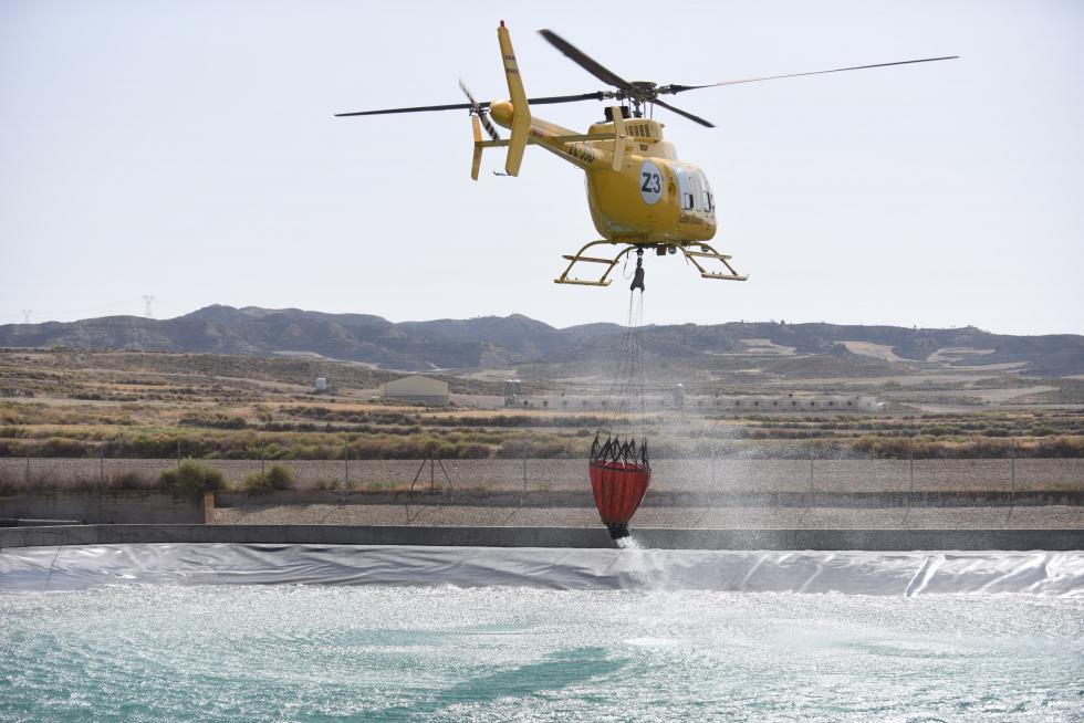 El incendio de la sierra de Alcubierre, entre Leciñena y Perdiguera, ha quemado 1.200 hectáreas