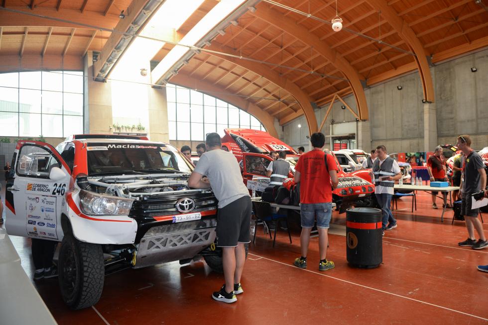 El Palacio de Exposiciones y Congresos de Teruel acoge las verificaciones técnicas y administrativas de la Baja Aragón