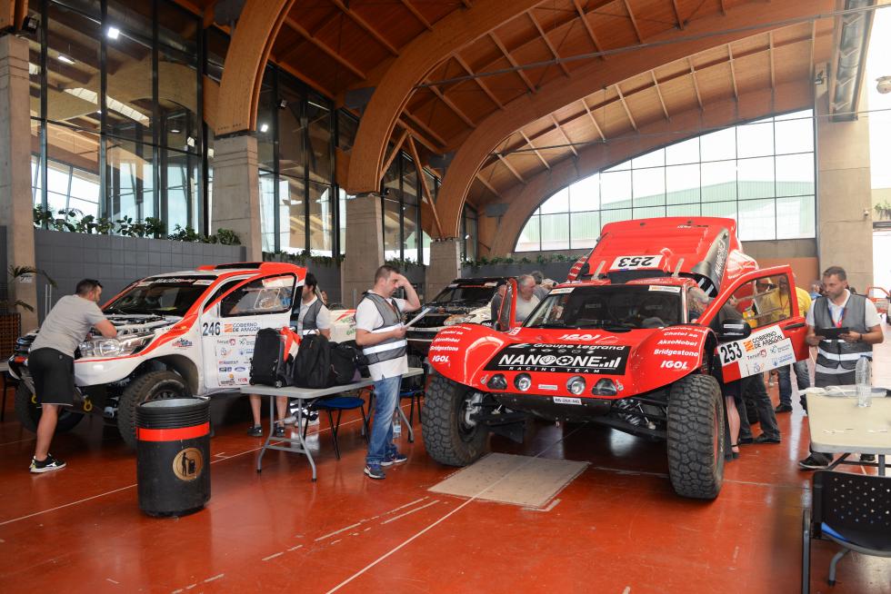 El Palacio de Exposiciones y Congresos de Teruel acoge las verificaciones técnicas y administrativas de la Baja Aragón