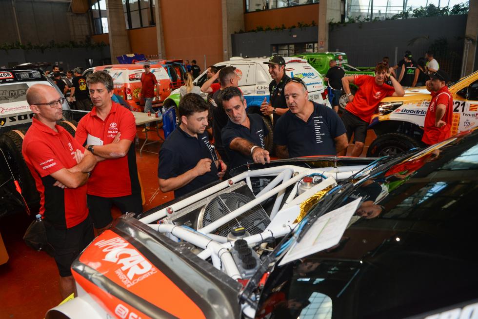 Presentación de la 36ª Baja Aragón en Teruel. Jornada de verificaciones técnicas y administrativas