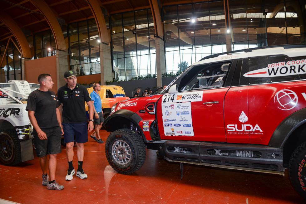 Presentación de la 36ª Baja Aragón en Teruel. Jornada de verificaciones técnicas y administrativas