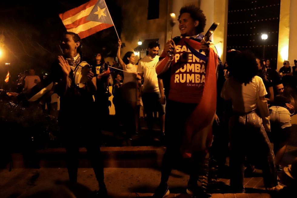 Puerto Rico vive un momento histórico con la dimisión de su gobernador por la presión popular en las calles
