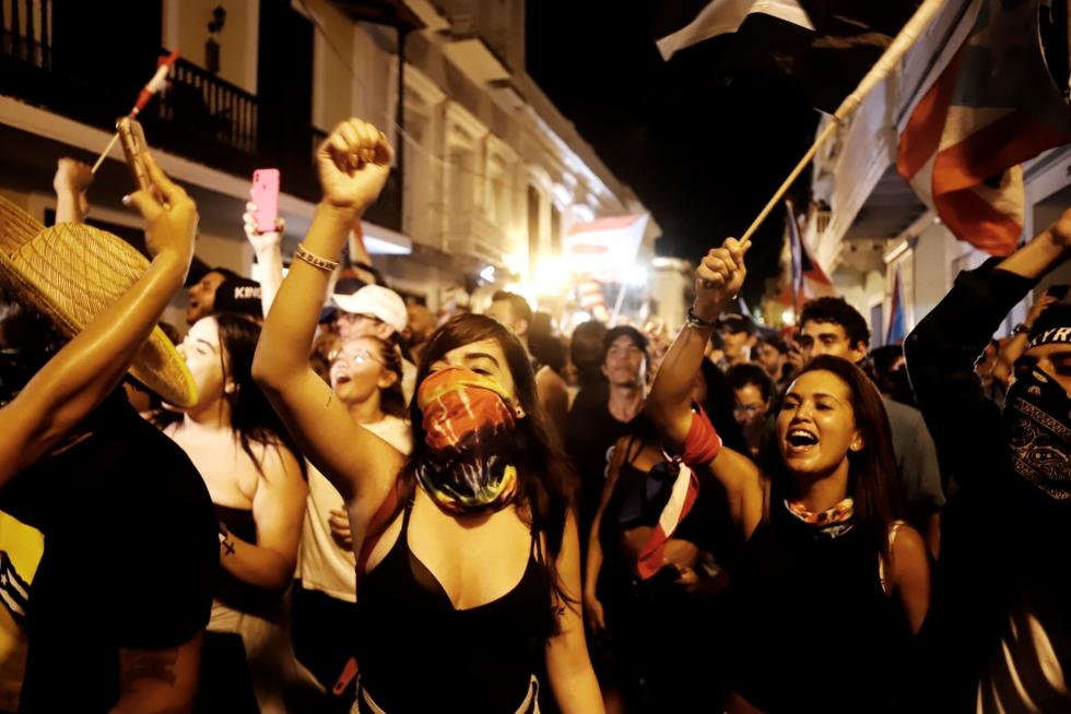 Puerto Rico vive un momento histórico con la dimisión de su gobernador por la presión popular en las calles