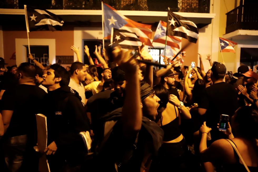 Puerto Rico vive un momento histórico con la dimisión de su gobernador por la presión popular en las calles