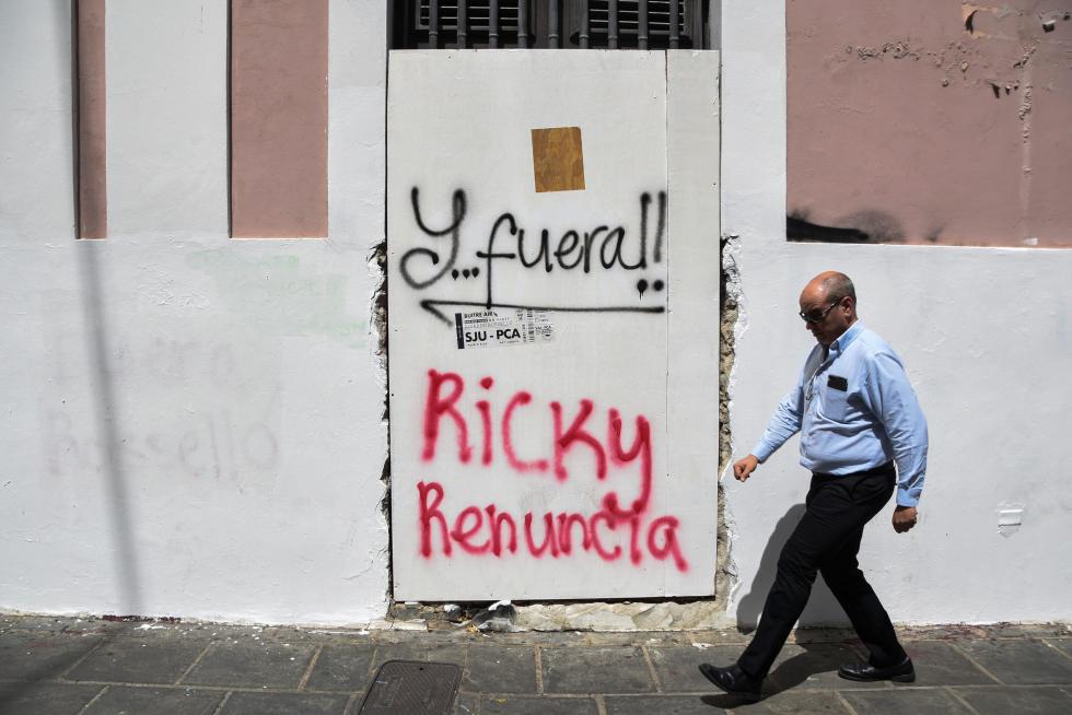 Puerto Rico vive un momento histórico con la dimisión de su gobernador por la presión popular en las calles