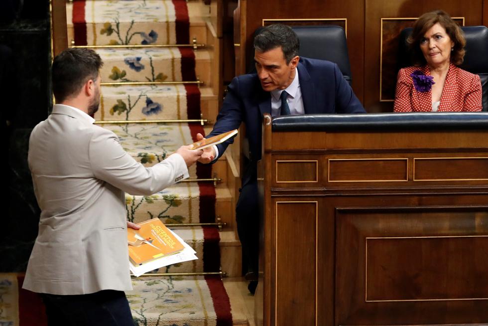 Segunda y definitiva votación de investidura de Pedro Sánchez.