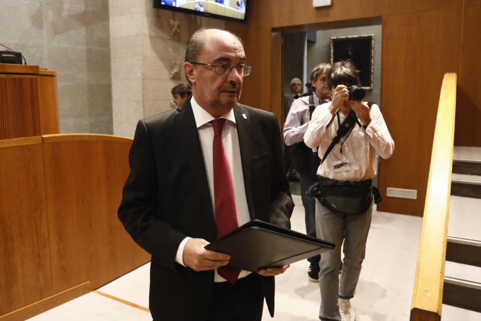 Investidura de Javier Lambán.