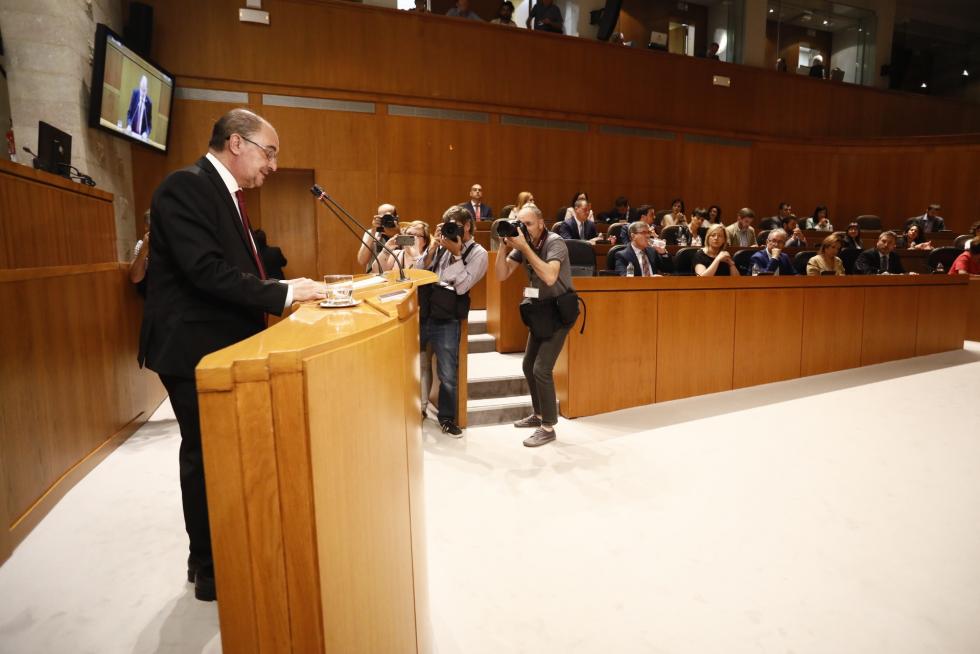 Investidura de Javier Lambán.